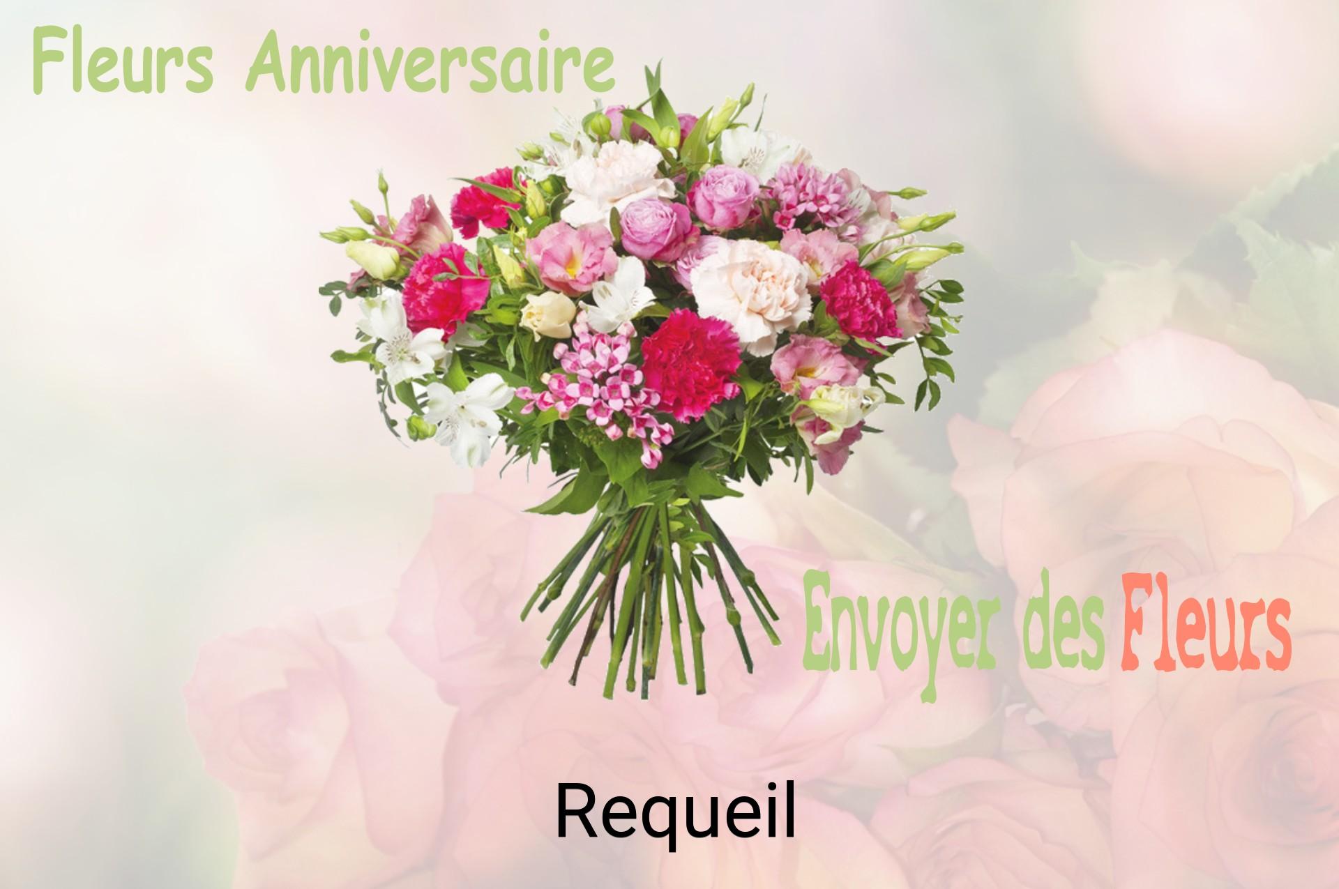 Bouquet de fleurs d’anniversaire livré à Requeil
